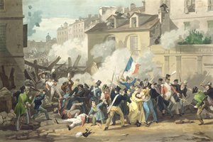 Defesa de uma barricada, 29 de julho de 1830